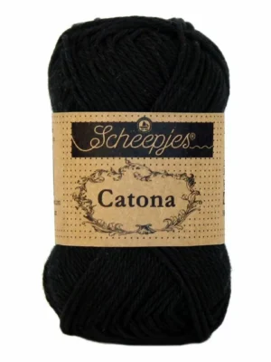 Pelotes coton noir (110)
