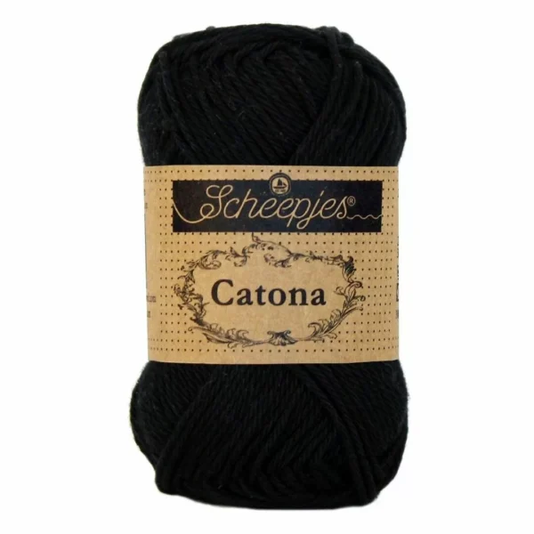 Pelotes coton noir (110)