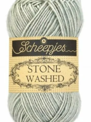 Pelote gris clair stone washed