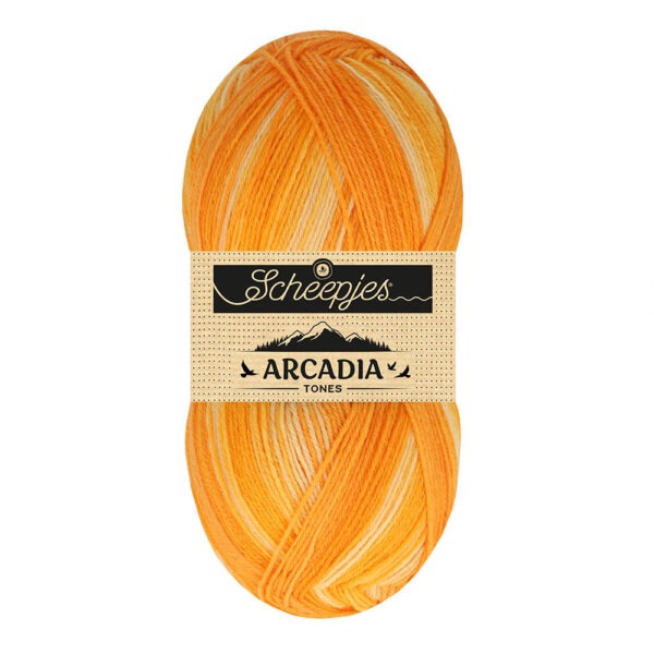 Fil chaussette coloris orange doux (705)