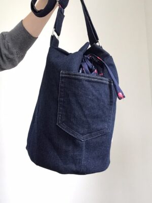 Sac à projets en jean