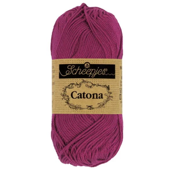 pelote coton mercerisé couleur prune (128)