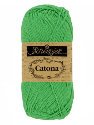 Pelotes 100 pourcent coton coloris vert tendre (389)