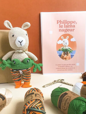 Kit de crochet : Philippe Le Lama Nageur